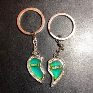 Best friends keychain set